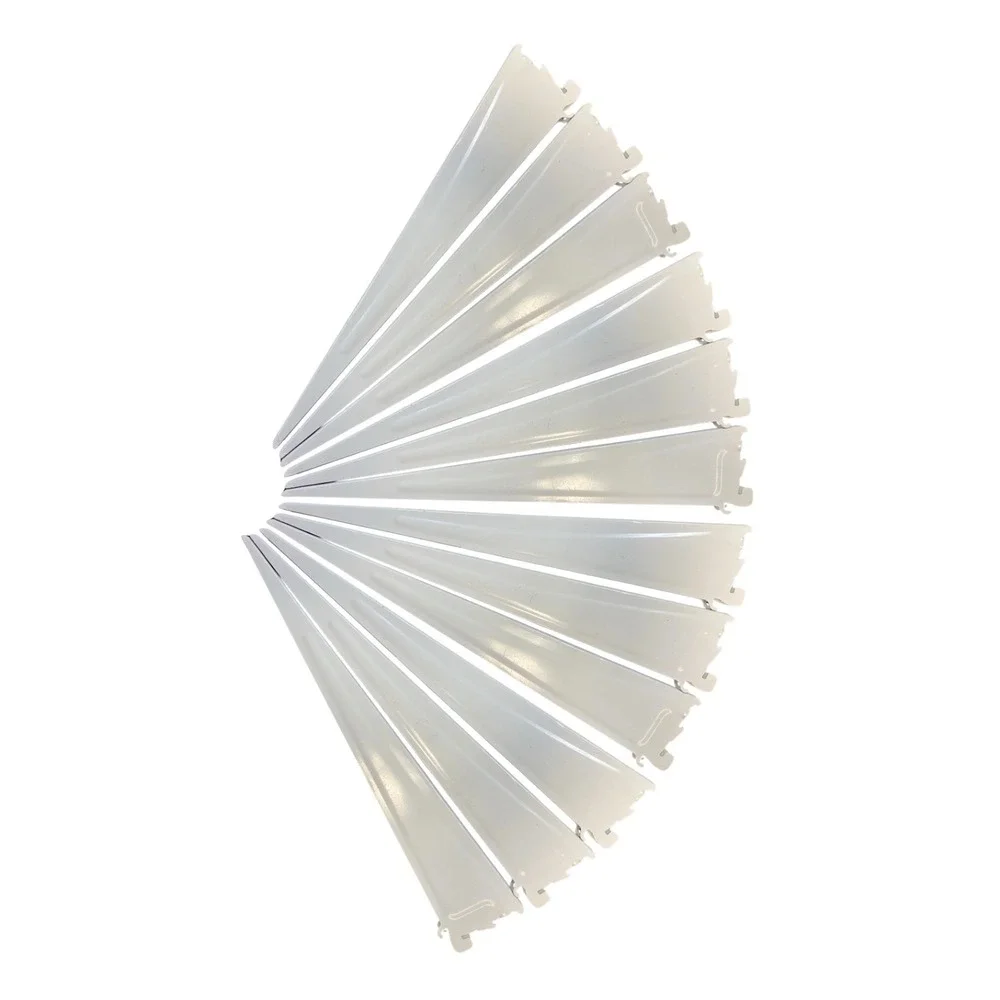 Closetmaid 285400‎ 16-In. White Shelf Track Bracket Lot of 12